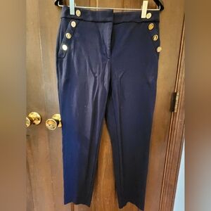 Lauren Ralph Lauren Button Trim Ponte Sailor Pants